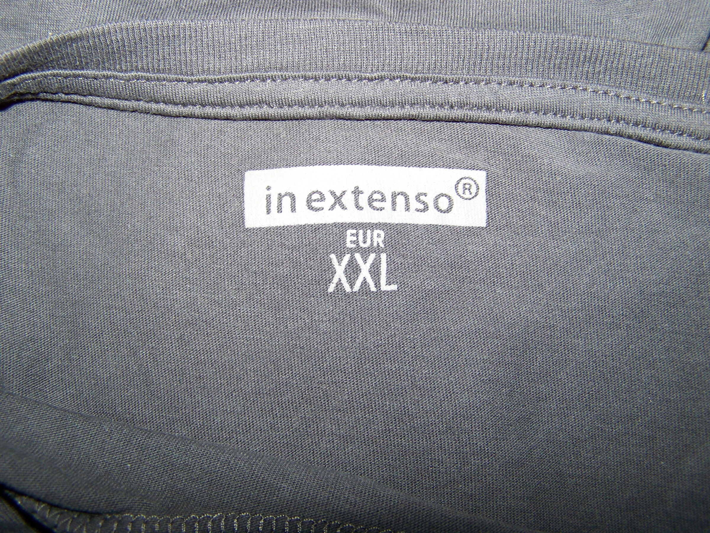 T-shirt manches longues gris anthracite - In Extenso - 2XL - NEUF – photo 3